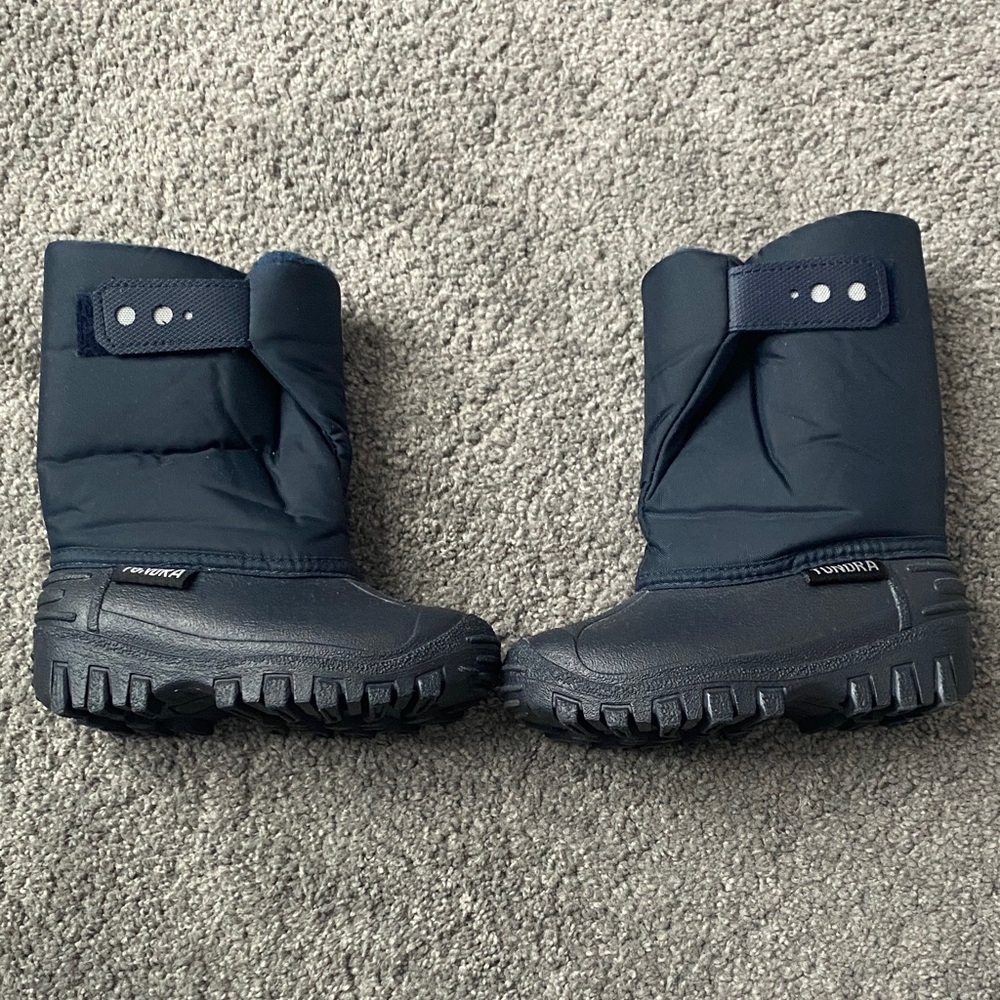 Tundra Toddler Navy Snow Boots